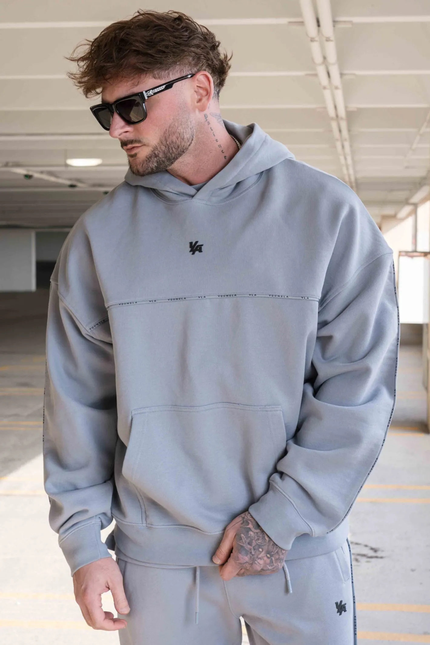 Youngla 5105-Piping Collection-Hoodies<Men Outerwear
