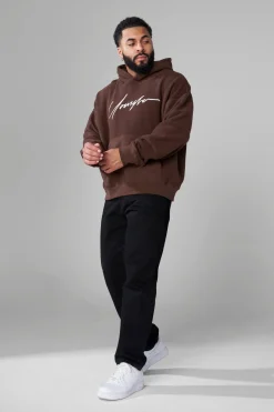 Youngla 524-Reverse Terry Hoodies<Men Outerwear