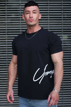 Youngla 462-Side Signature Tees<Men Shirts