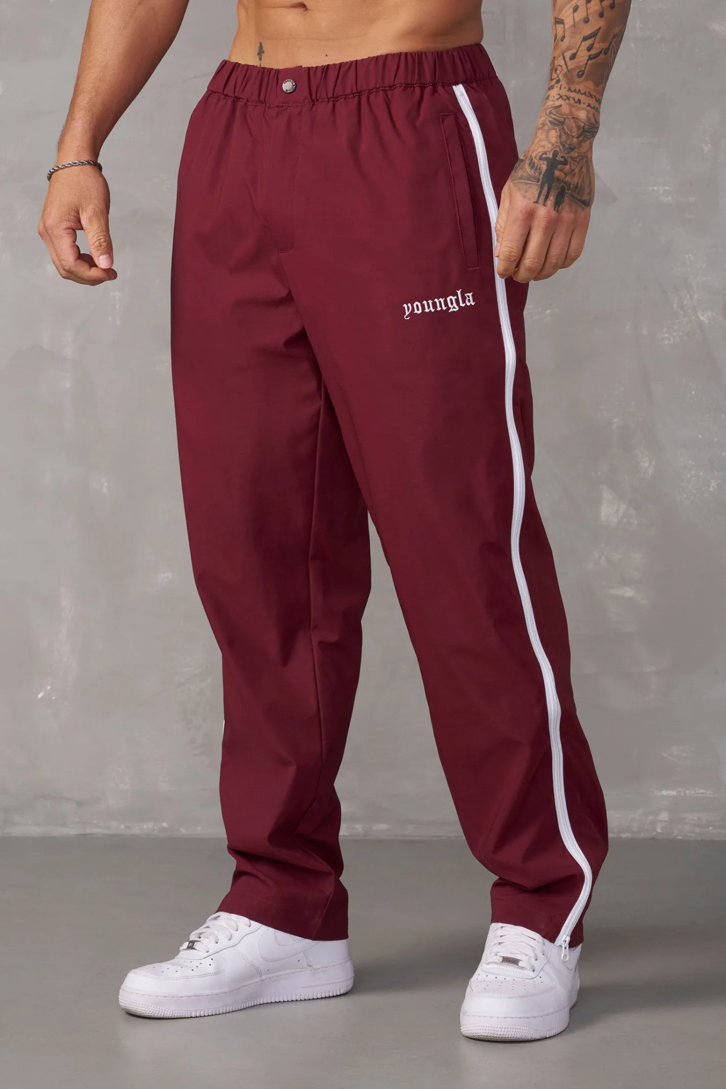 Youngla 246-Side Zipper Joggers<Men Joggers