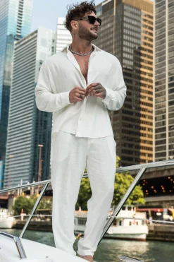 Youngla 621-Simply Linen Pants<Men Pants & Jeans