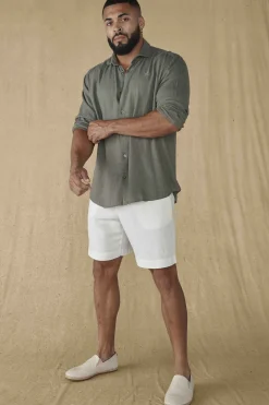 Youngla 147-Simply Linen Shorts<Men Shorts