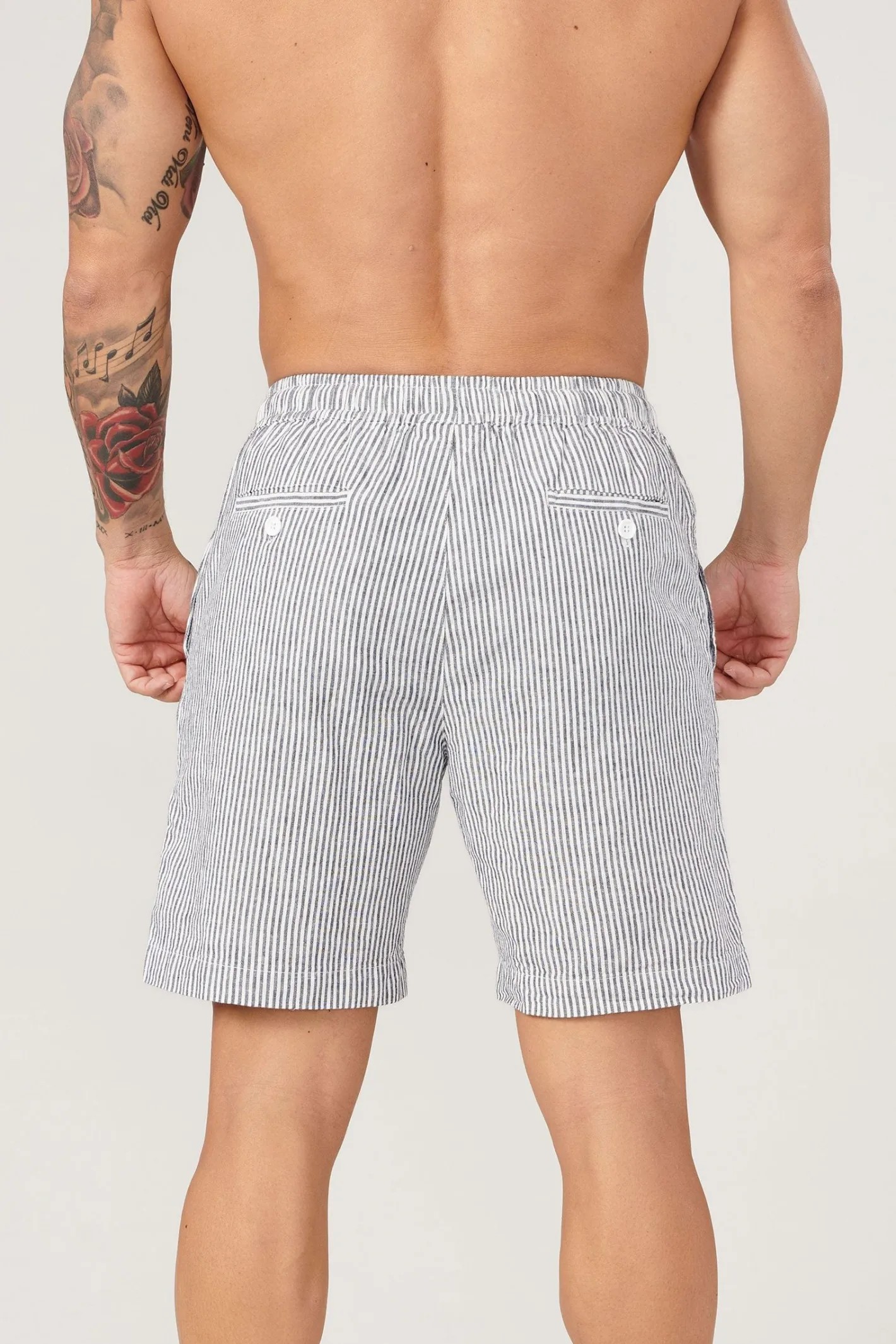 Youngla 147-Simply Linen Shorts<Men Shorts