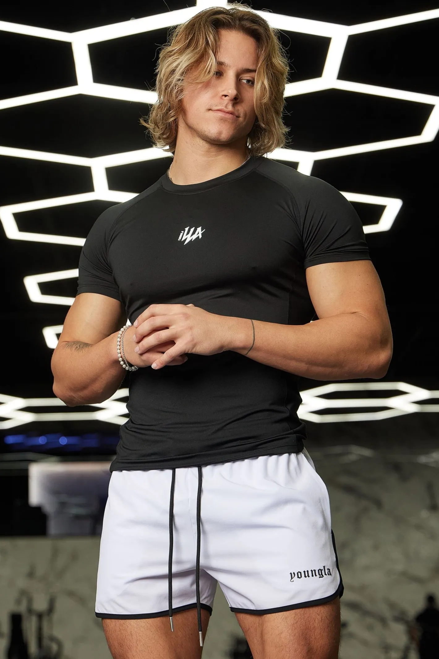 Youngla 474-Speed Compression Tees<Men Shirts