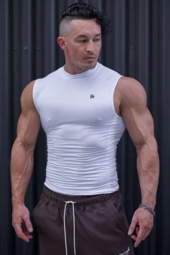 Youngla 315-Stealth Compression Cut-Offs<Men Tanks