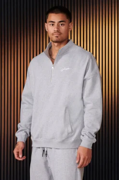 Youngla 520-Sunday Quarter Zips<Men Outerwear