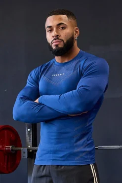 Youngla 833-Superhero Compression Longsleeves<Men Shirts