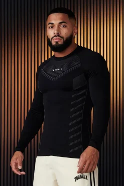 Youngla 833-Superhero Compression Longsleeves<Men Shirts