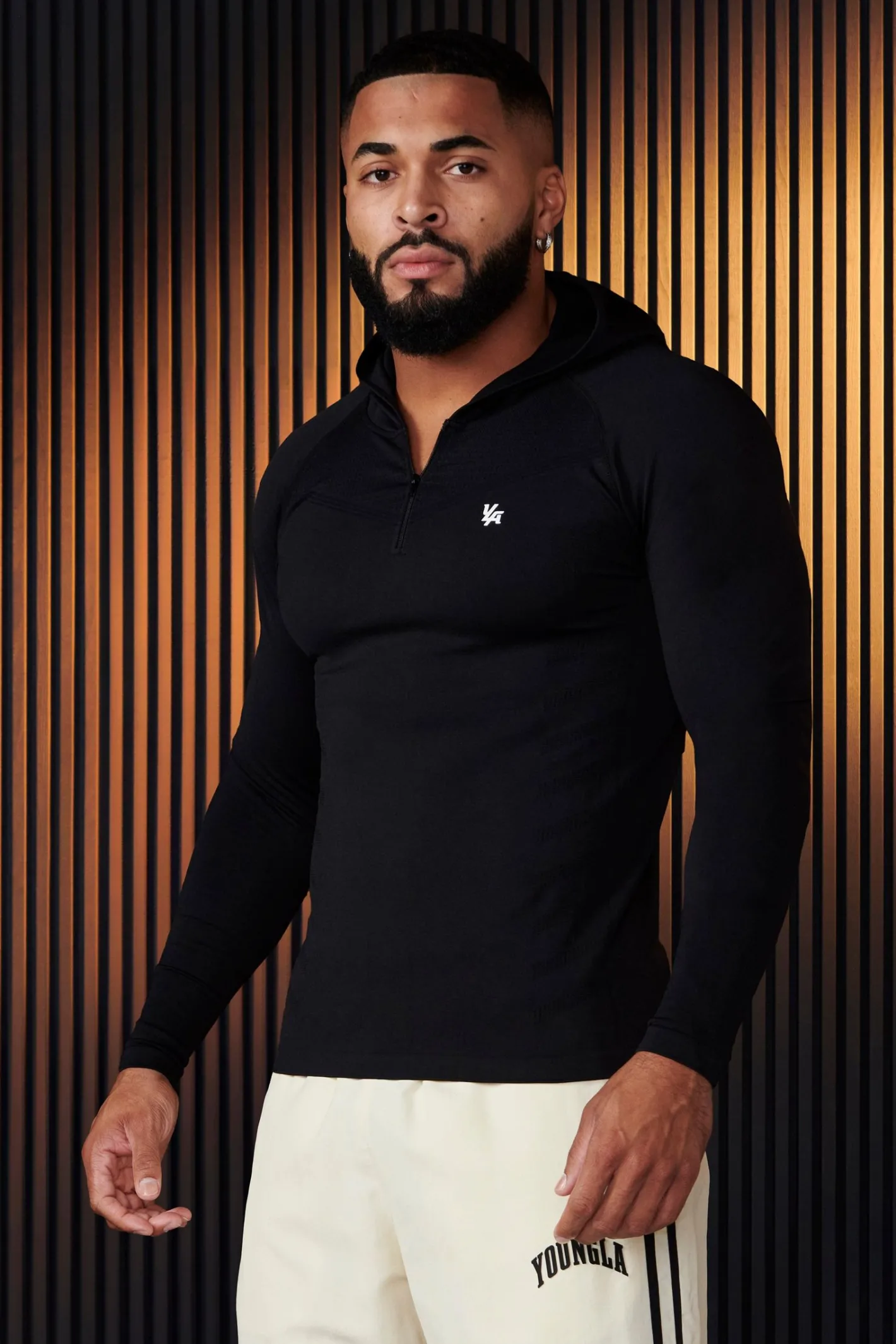 Youngla 832-Supervillain Compression Hoodies<Men Shirts