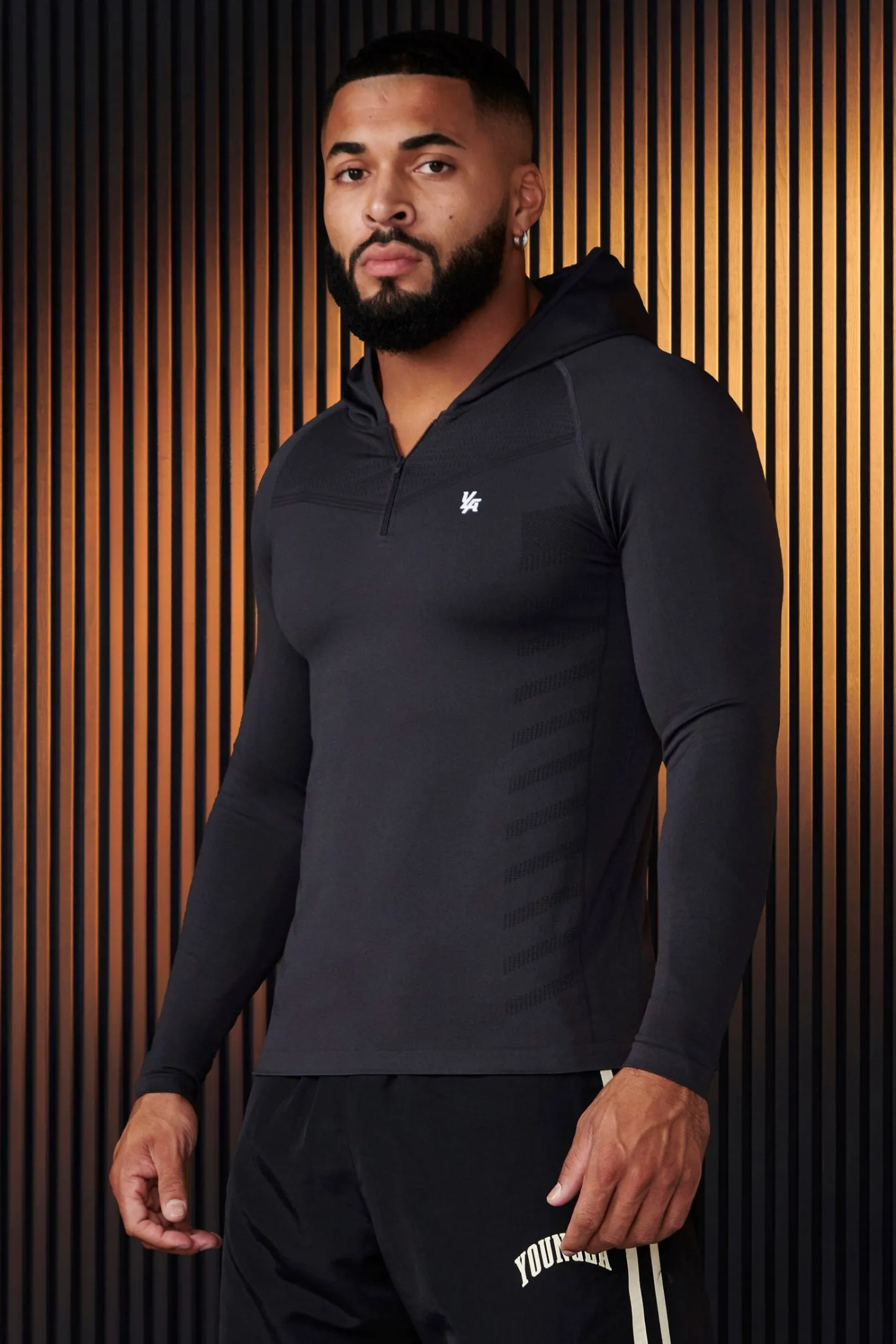 Youngla 832-Supervillain Compression Hoodies<Men Shirts