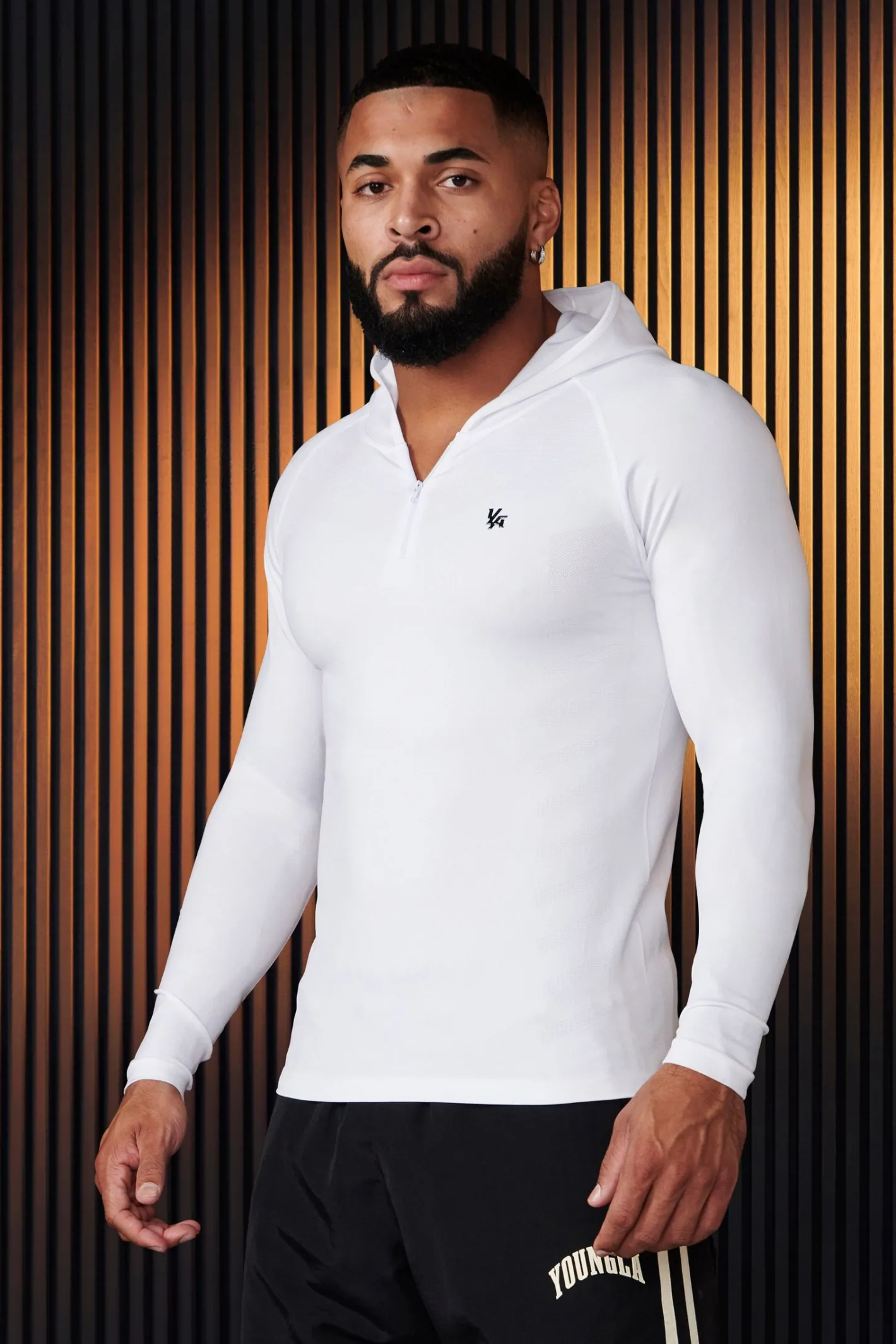 Youngla 832-Supervillain Compression Hoodies<Men Shirts