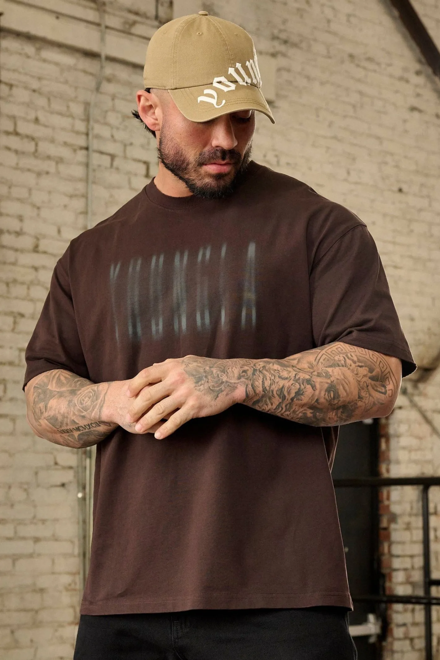 Youngla 9005-Tilted Logo Dad Hat<Men Hats & Beanies