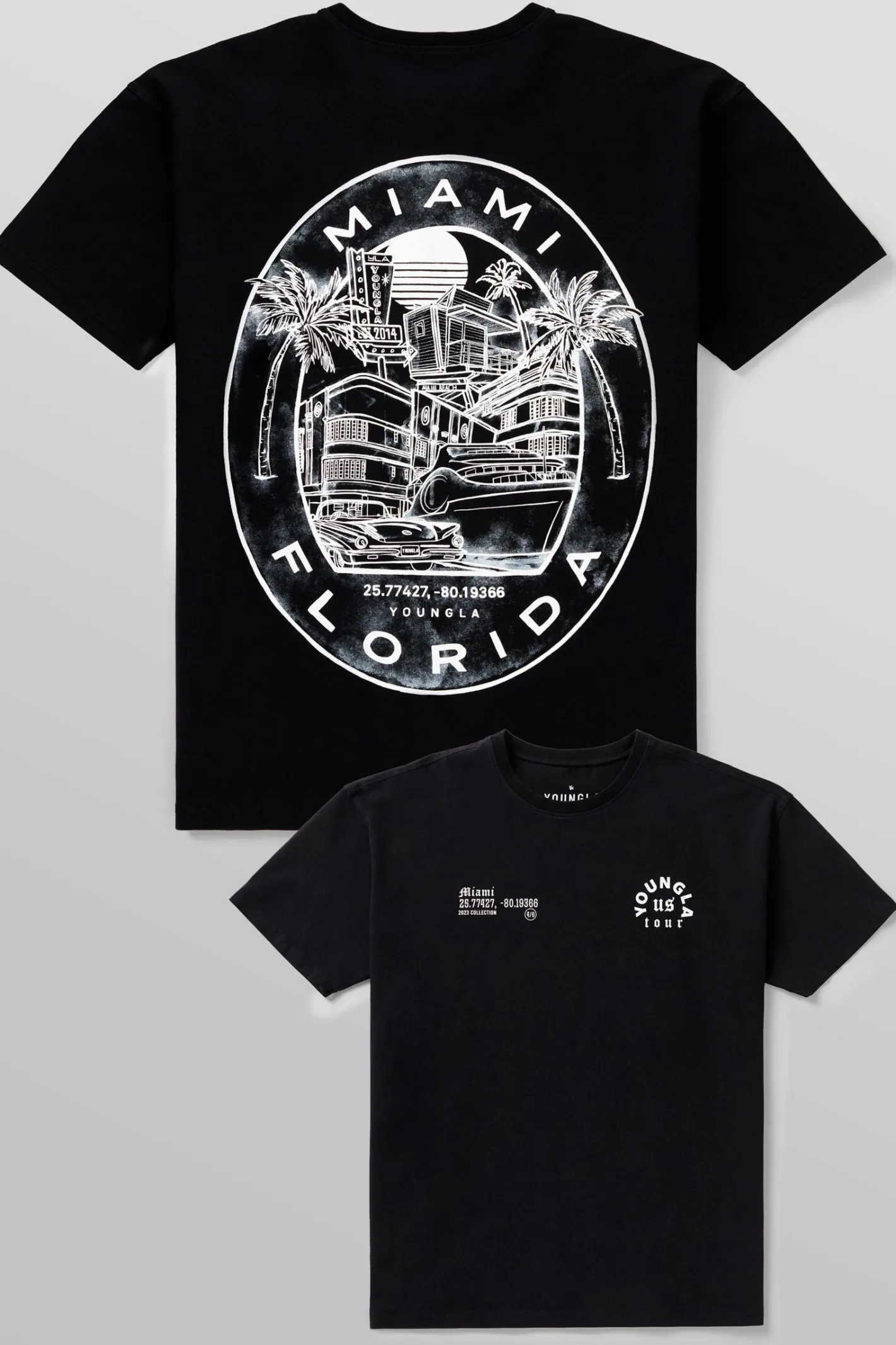 Youngla 457-Us Tour Tees<Men Shirts