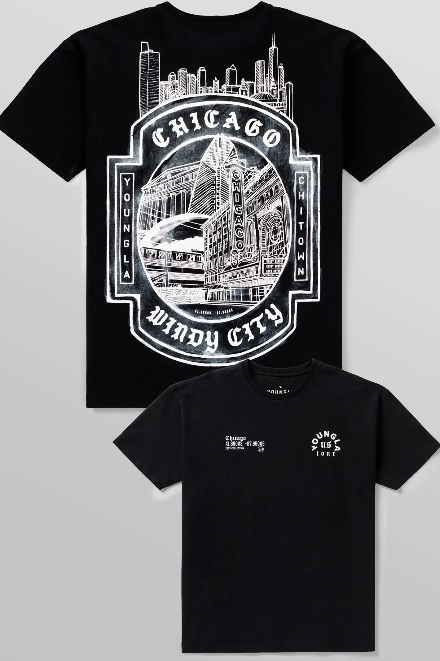 Youngla 457-Us Tour Tees<Men Shirts