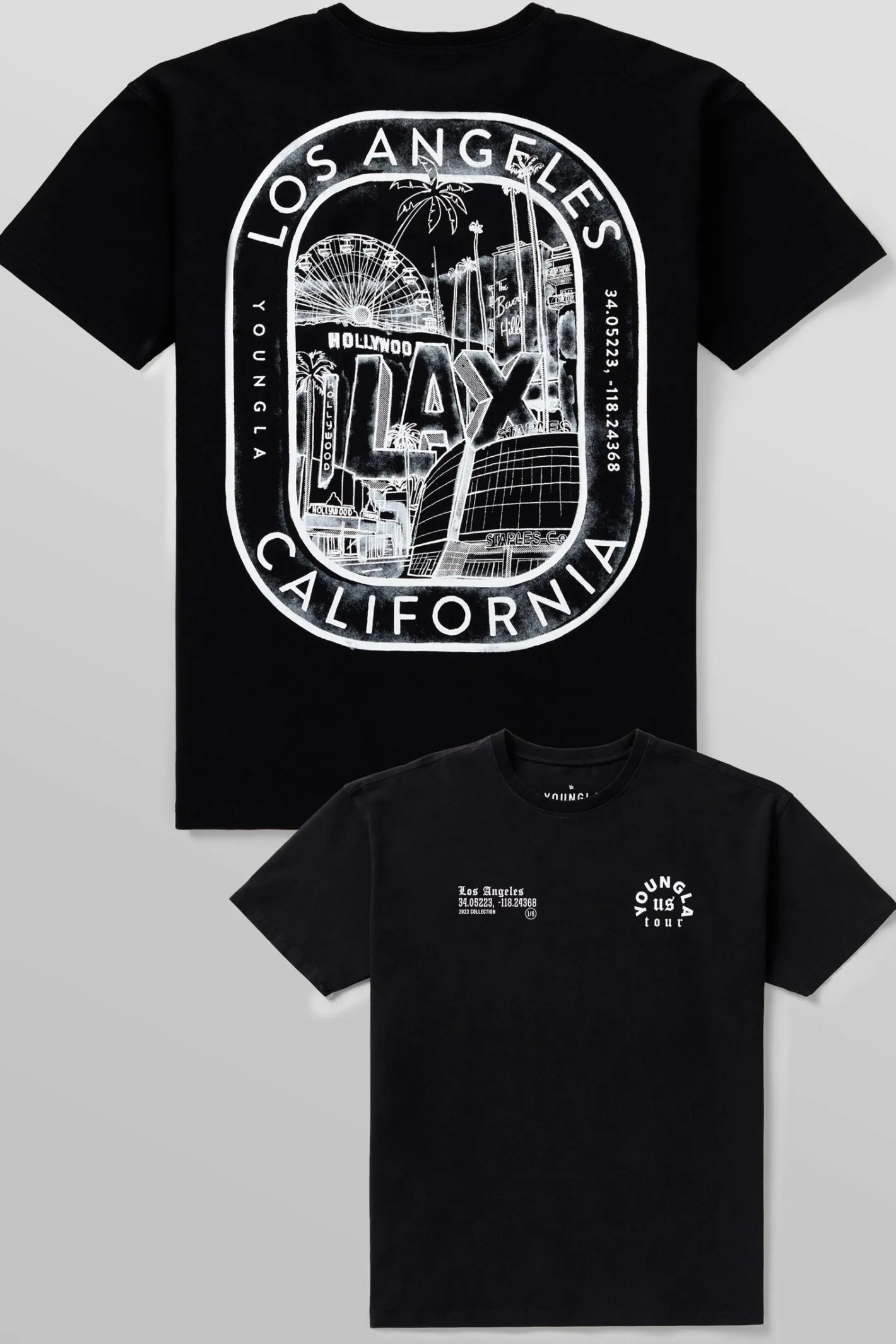 Youngla 457-Us Tour Tees<Men Shirts