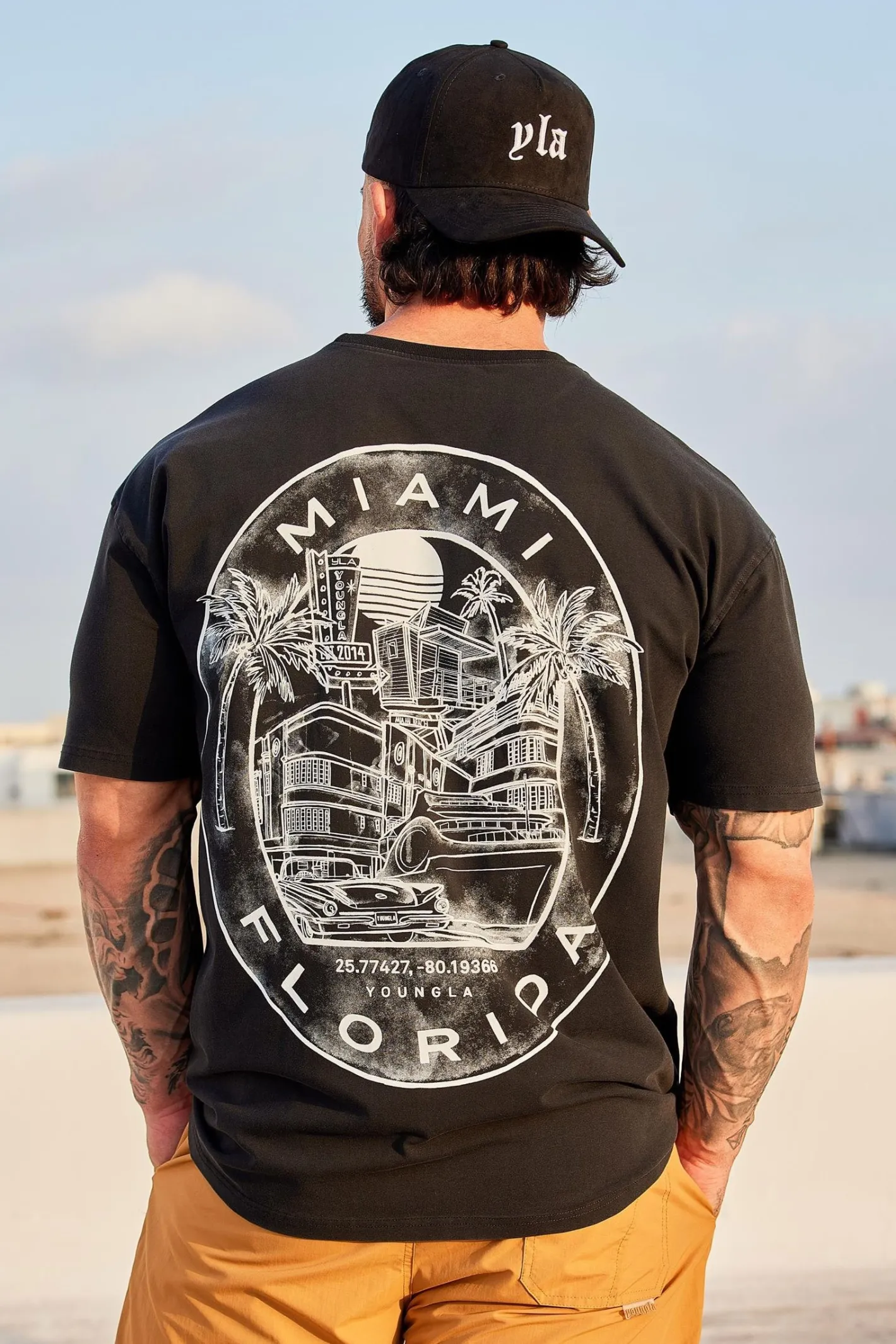 Youngla 457-Us Tour Tees<Men Shirts