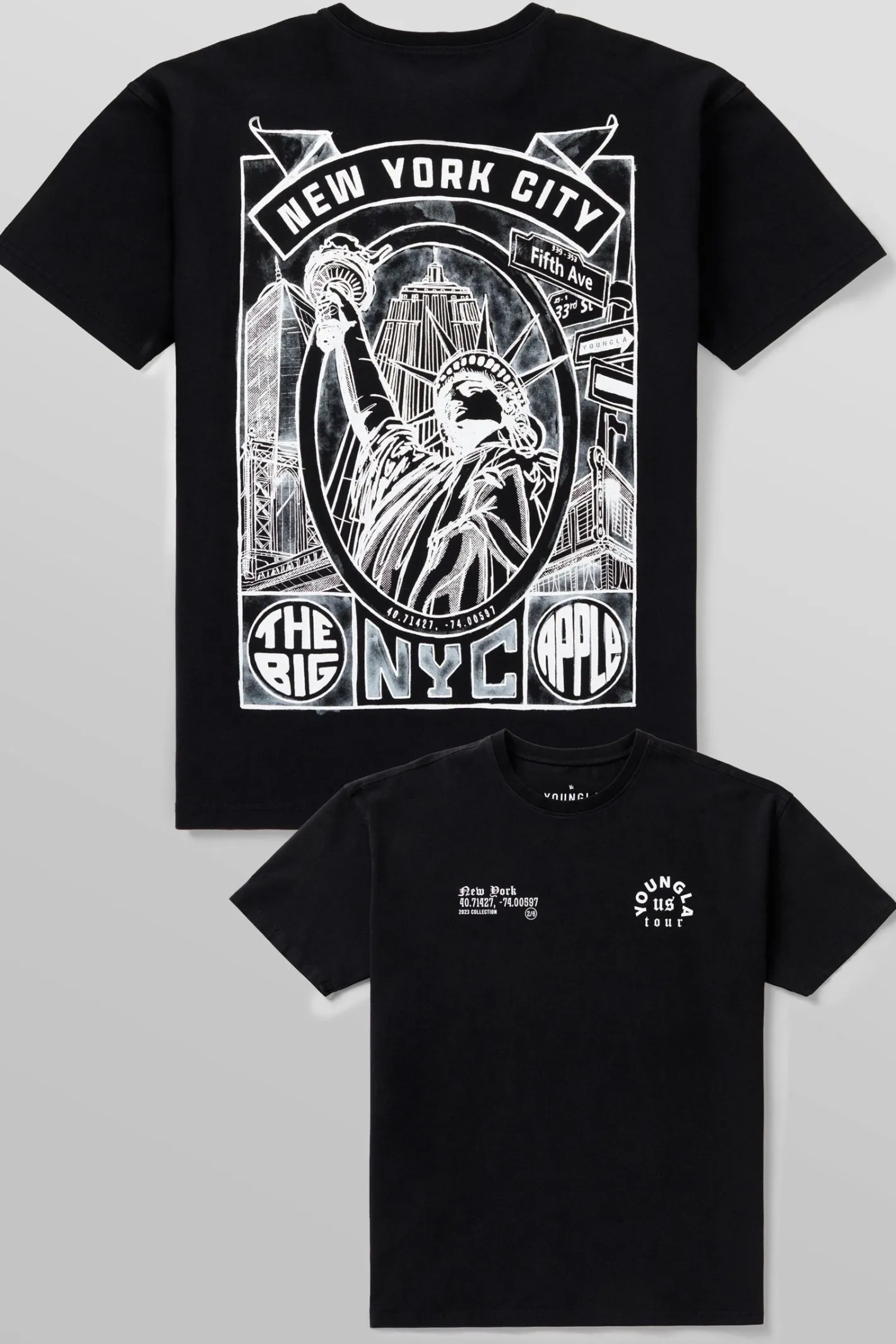 Youngla 457-Us Tour Tees<Men Shirts