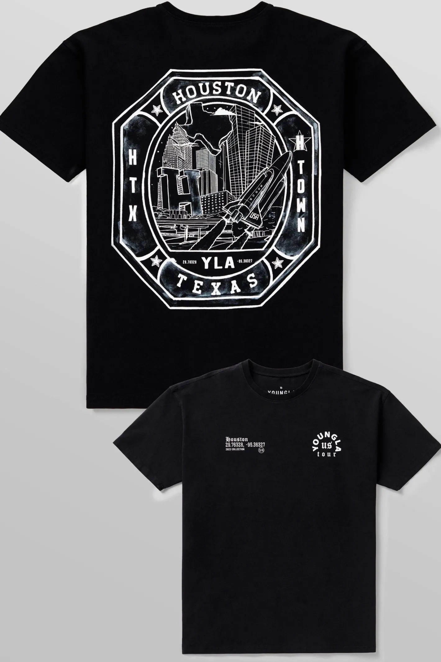 Youngla 457-Us Tour Tees<Men Shirts