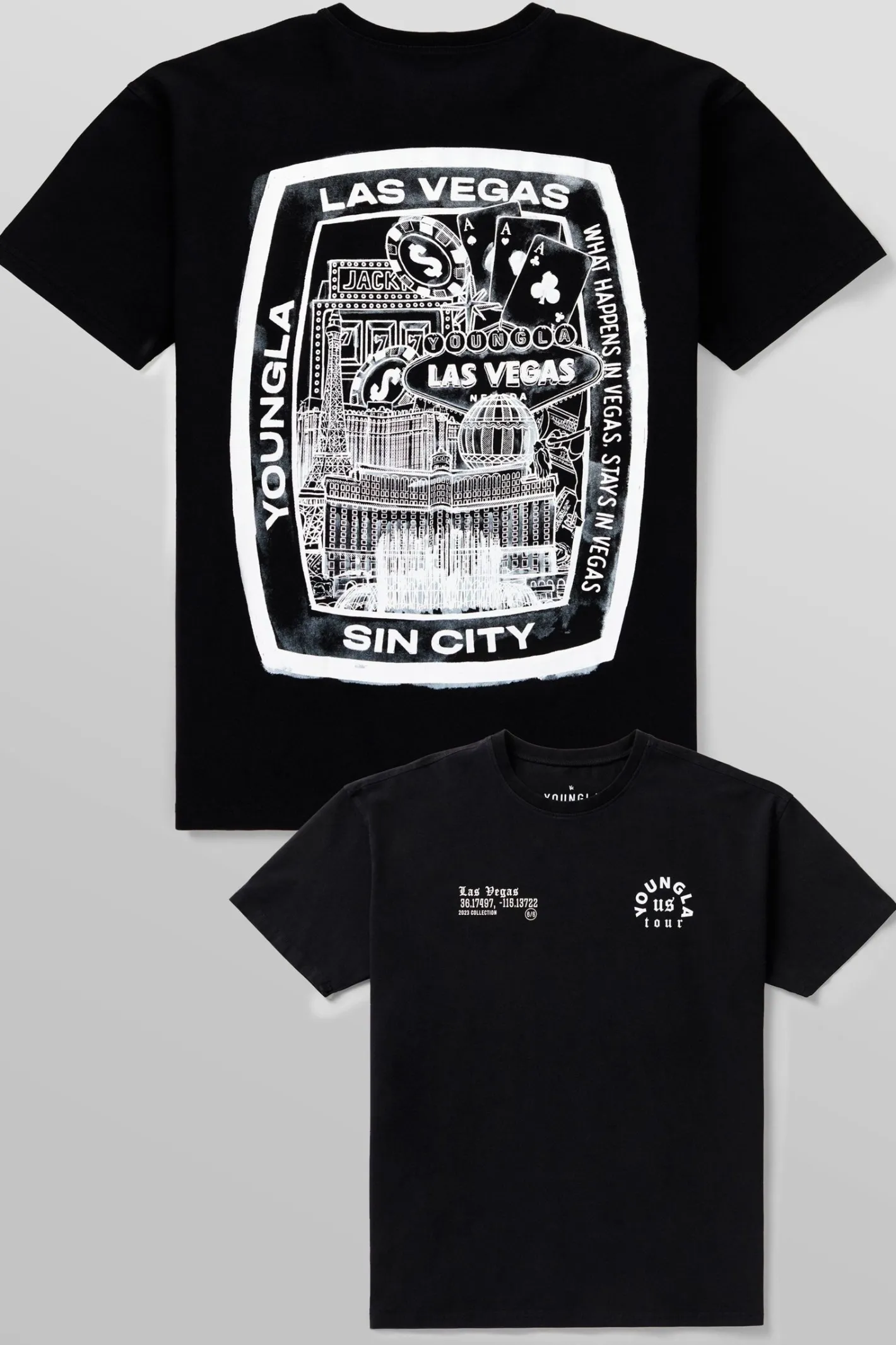 Youngla 457-Us Tour Tees<Men Shirts