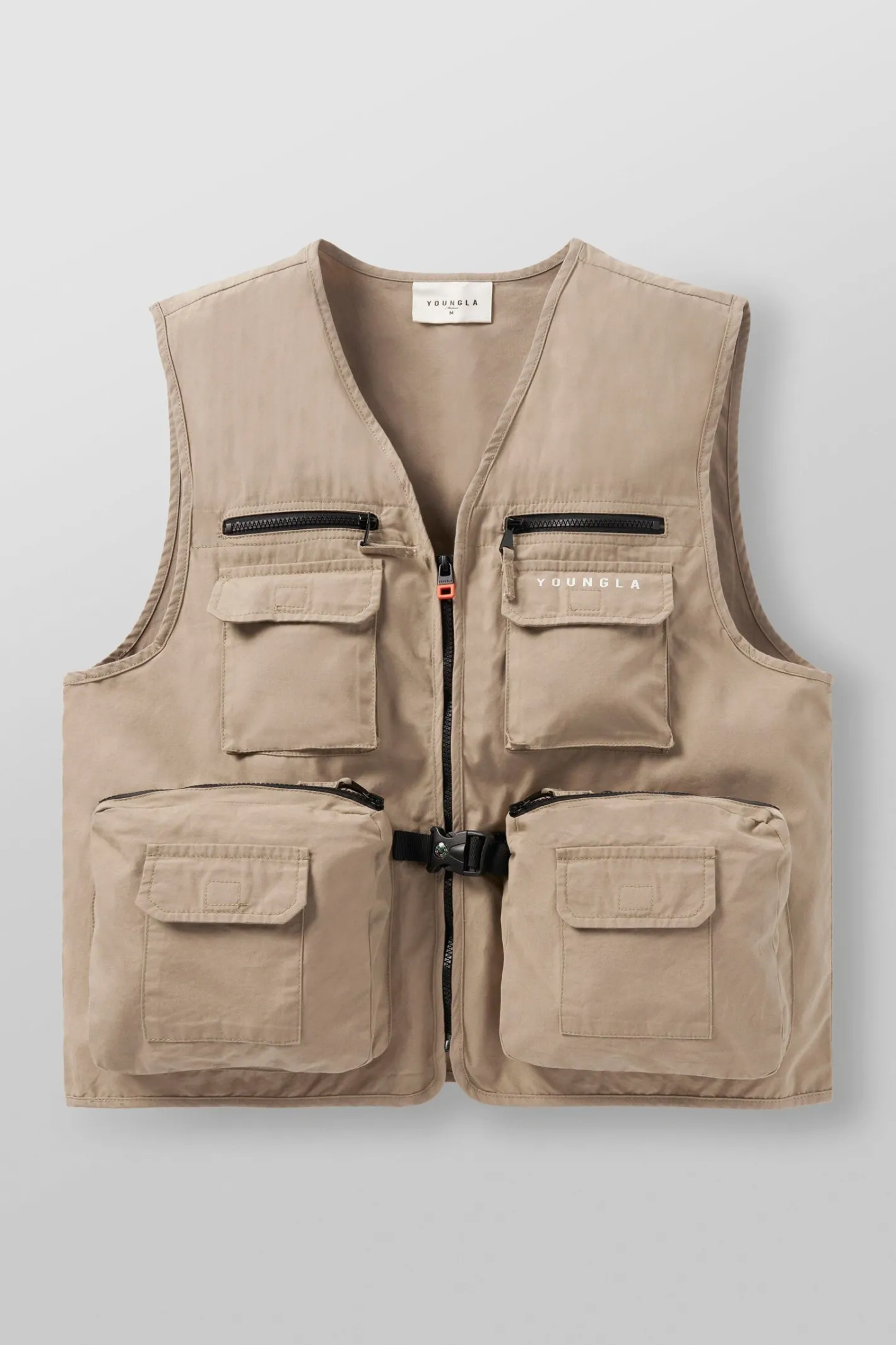 Youngla 502-Utility Cargo Vest<Men Outerwear