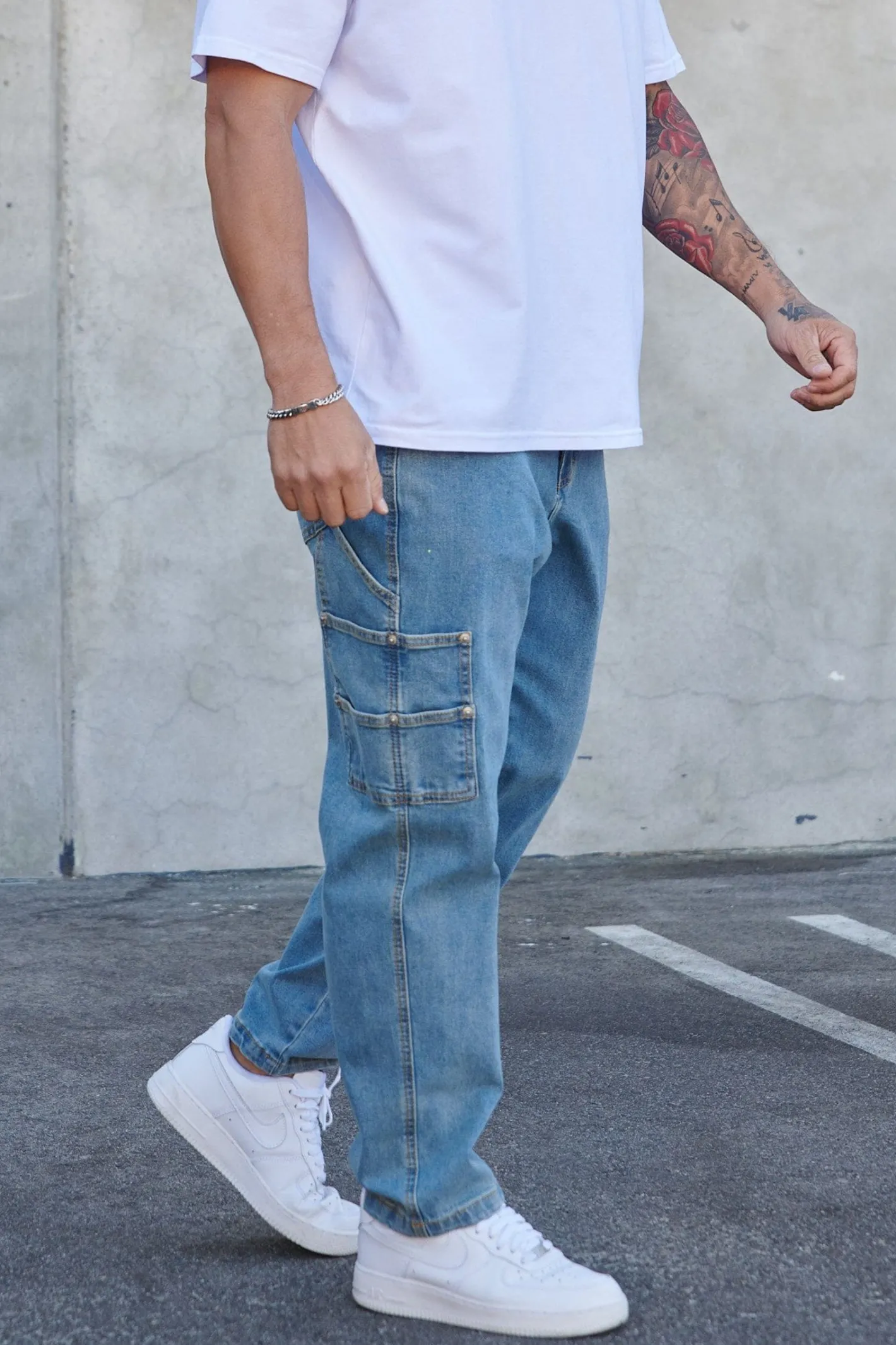 Youngla 611-Utility Jeans<Men Pants & Jeans