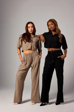 Youngla W244 Aria Pleated Pants<Women Joggers & Pants