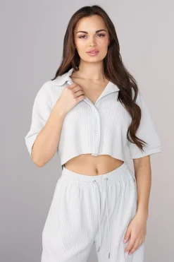 Youngla W444 Aria Pleated Top<Women Tops