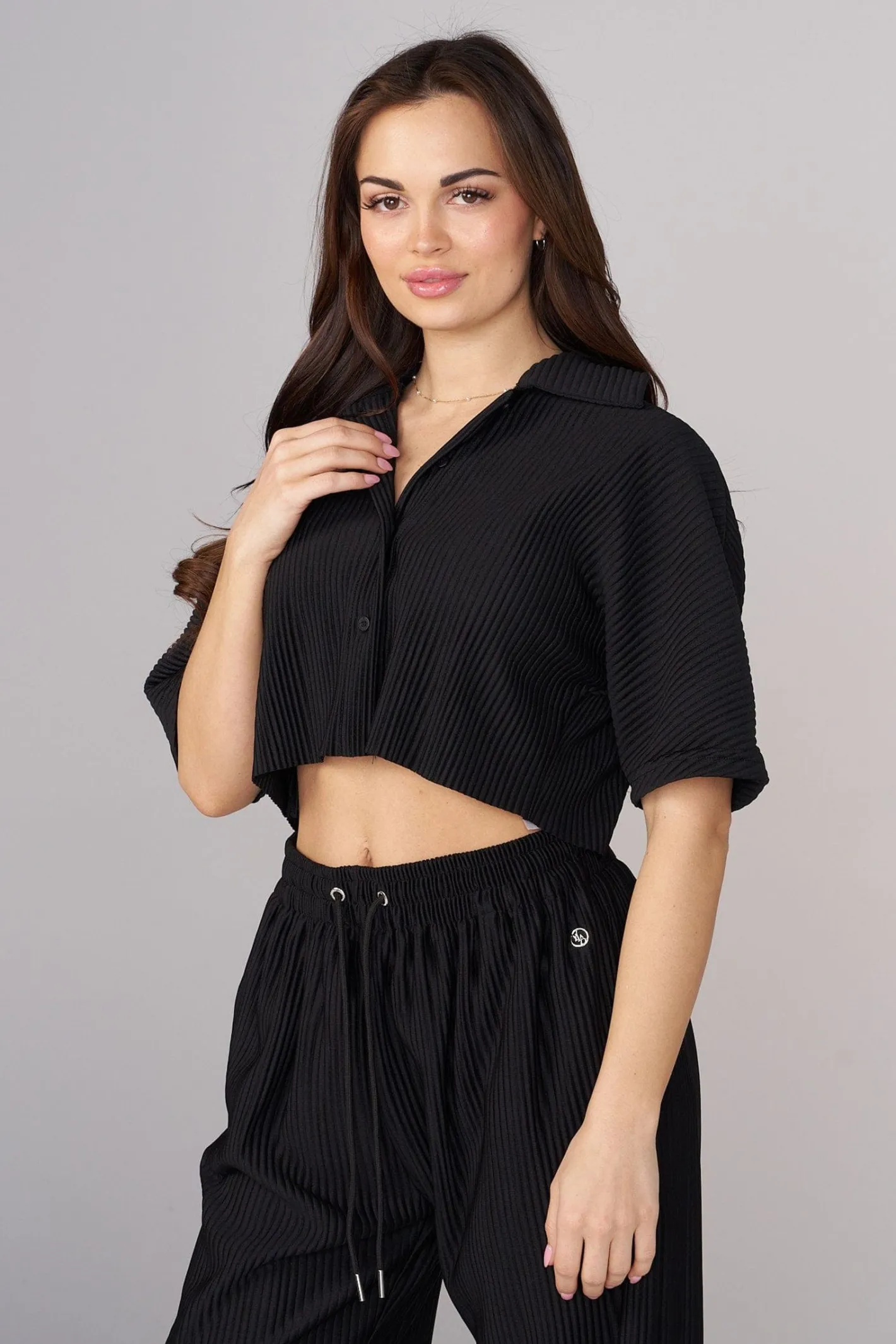Youngla W444 Aria Pleated Top<Women Tops