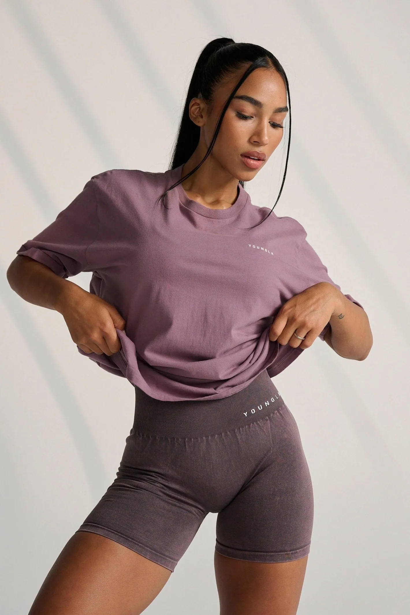 Youngla W424 Bloc Oversized Tee<Women Tops