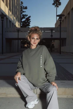 Youngla W539 Eternal Crewneck<Women Outerwear