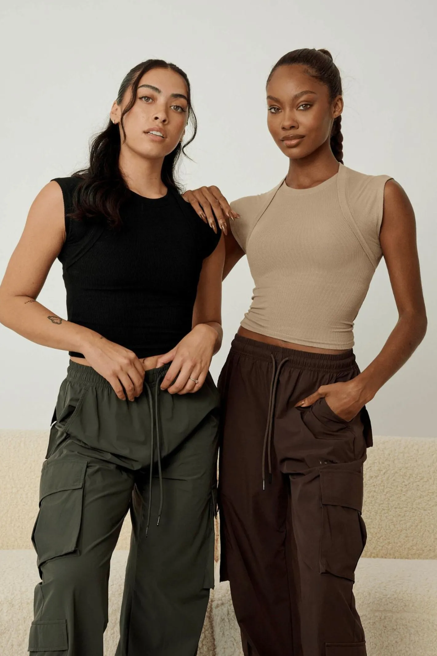 Youngla W414 Luxe Ribbed Tee<Women Tops