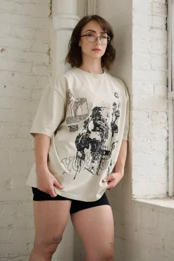 Youngla W427 Phantom Oversized Tees<Women Tops