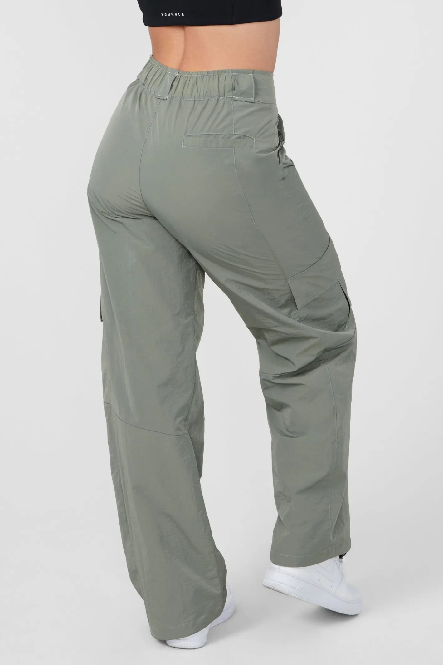 Youngla W222 Retro Cargo Joggers<Women Joggers & Pants