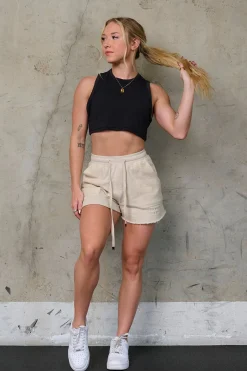 Youngla W114 Reversed Terry Shorts<Women Shorts