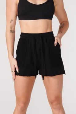 Youngla W114 Reversed Terry Shorts<Women Shorts