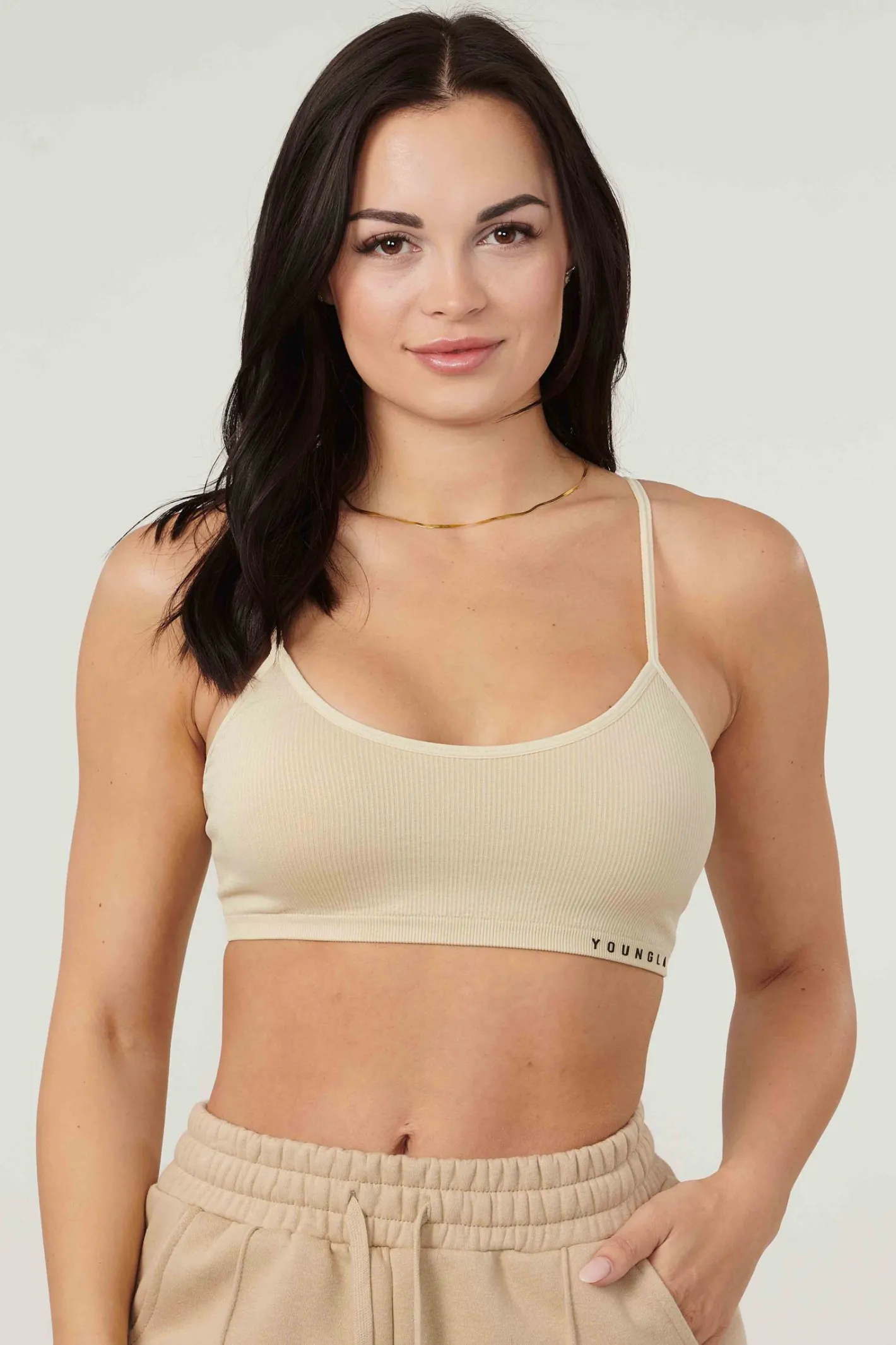 Youngla W316 Ribbed Sports Bra<Women Bras