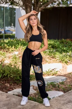 Youngla W224 Rose Joggers<Women Joggers & Pants