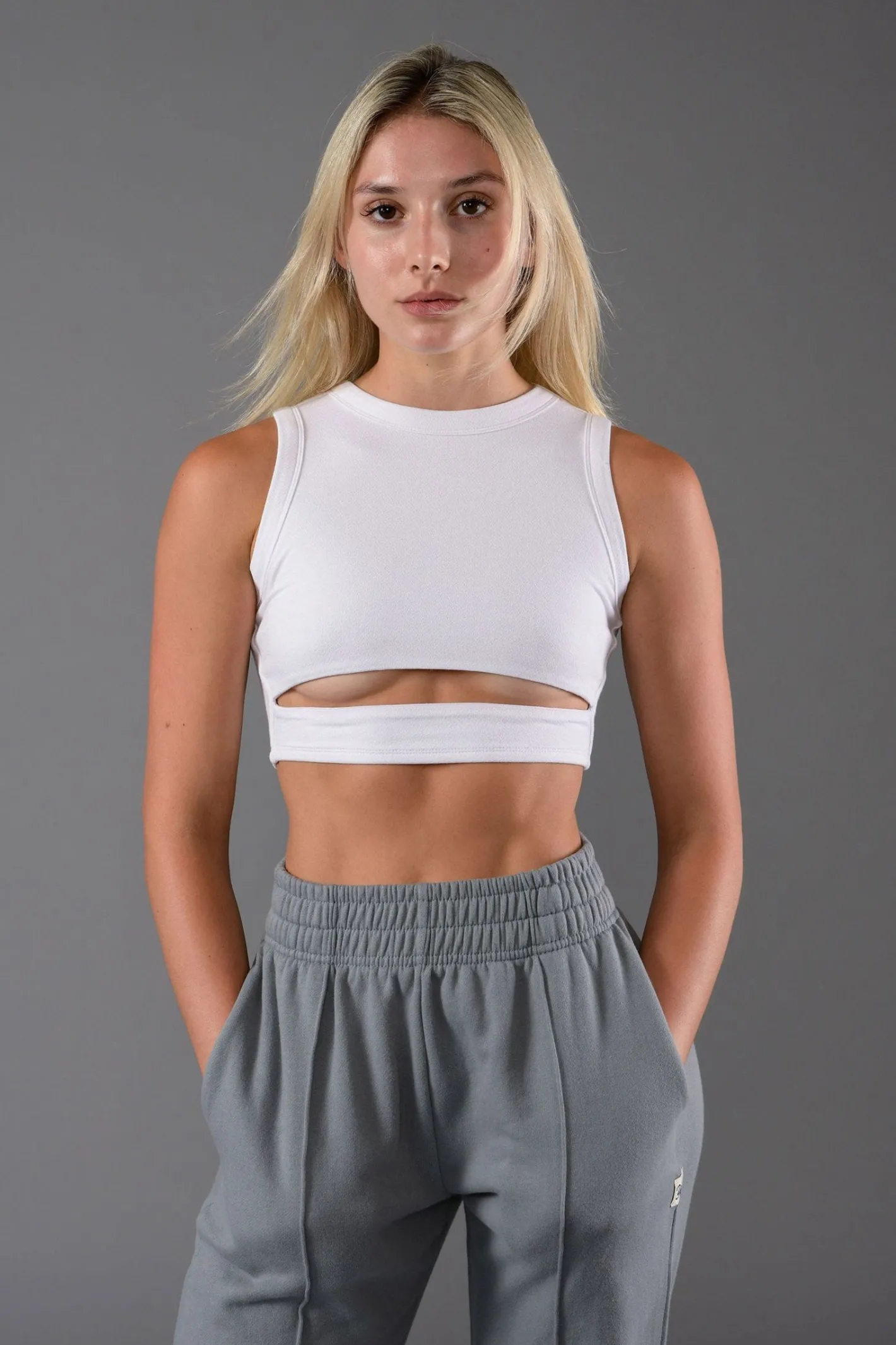 Youngla W302 Sash Tank Top<Women Tops