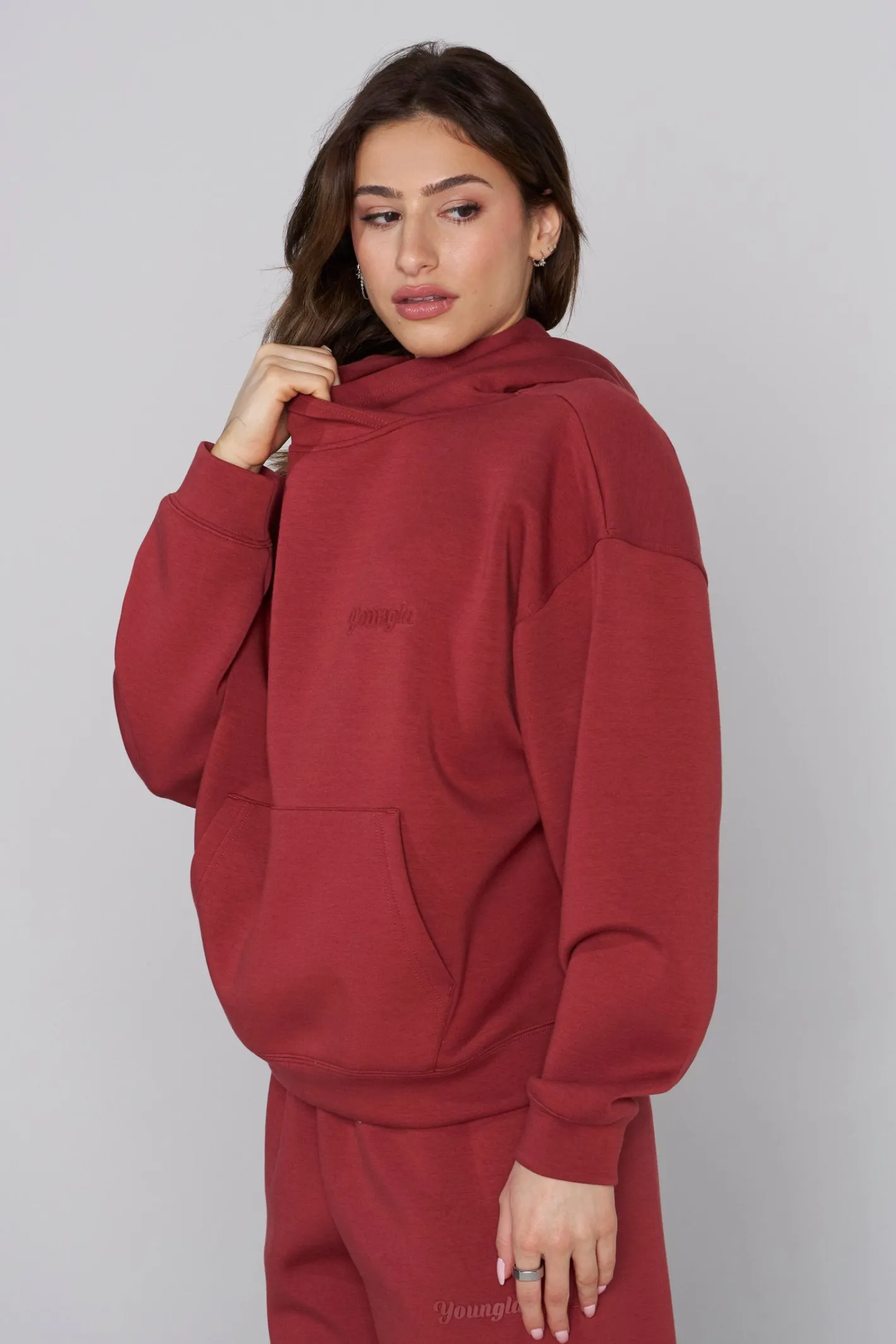 Youngla W534 Scuba Hoodie<Women Outerwear