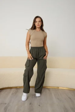 Youngla W219 Travel Cargo Joggers<Women Joggers & Pants