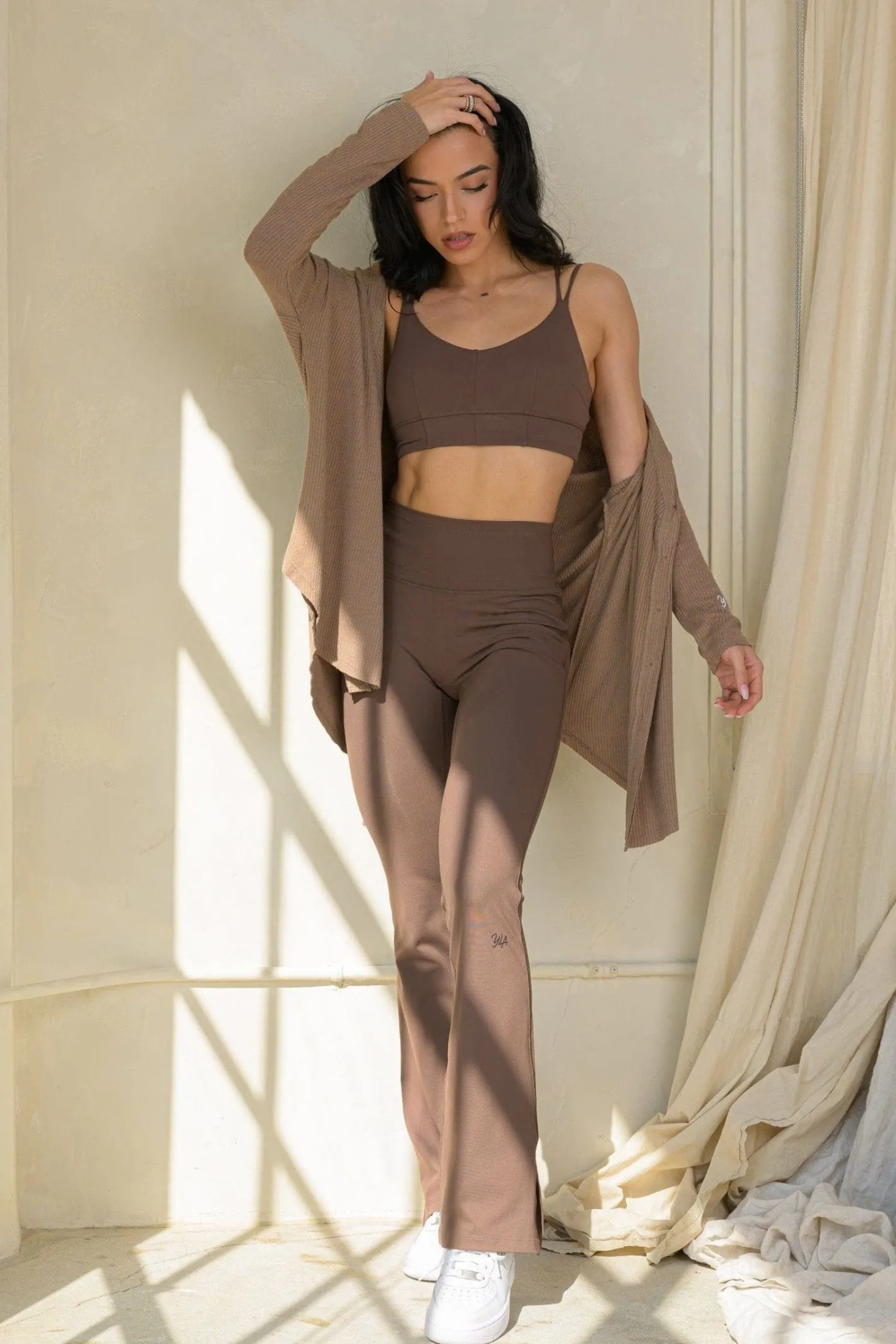 Youngla W213-Asana Flare Leggings<Women Leggings