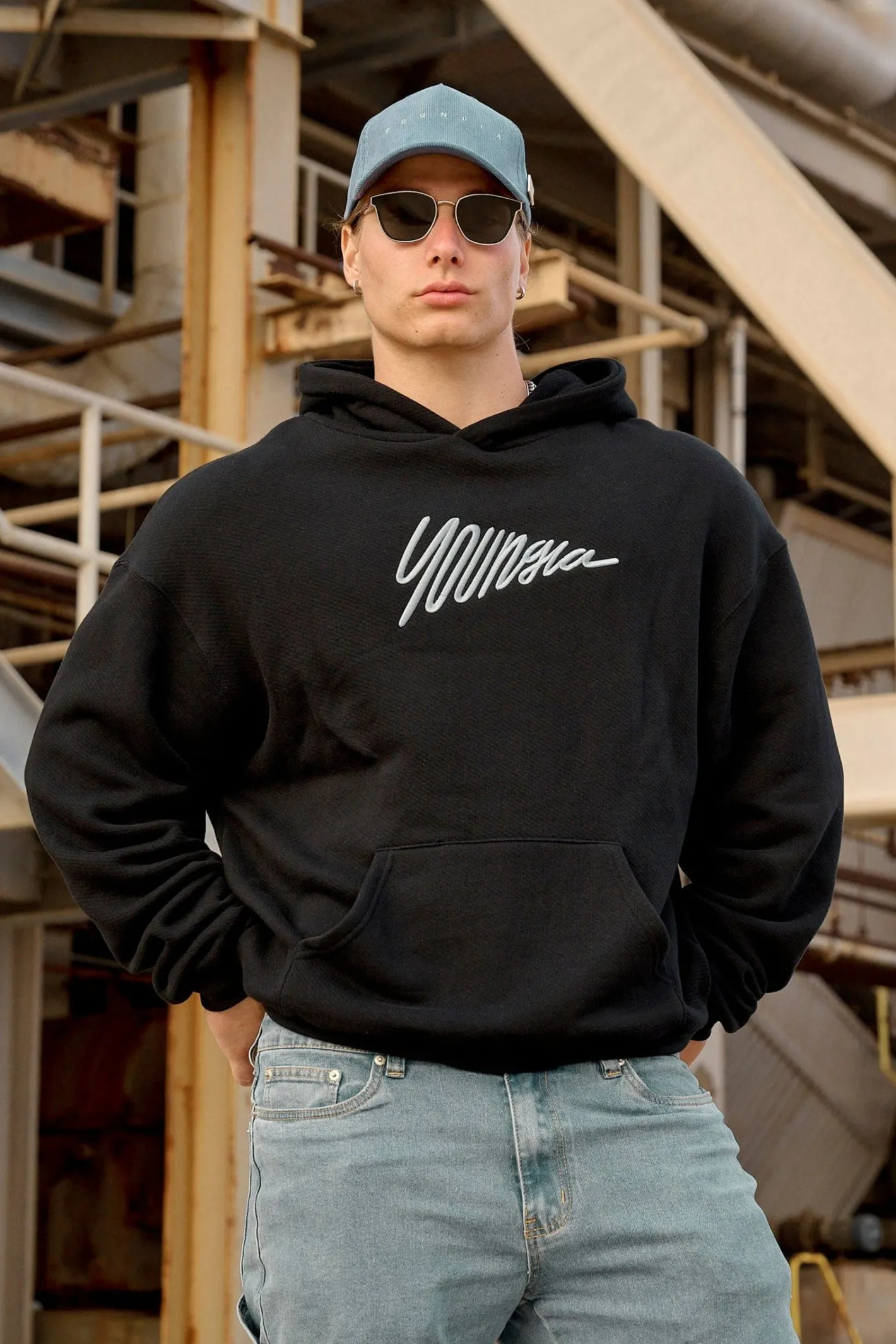 Youngla 510-Wavy Hoodies<Men Outerwear