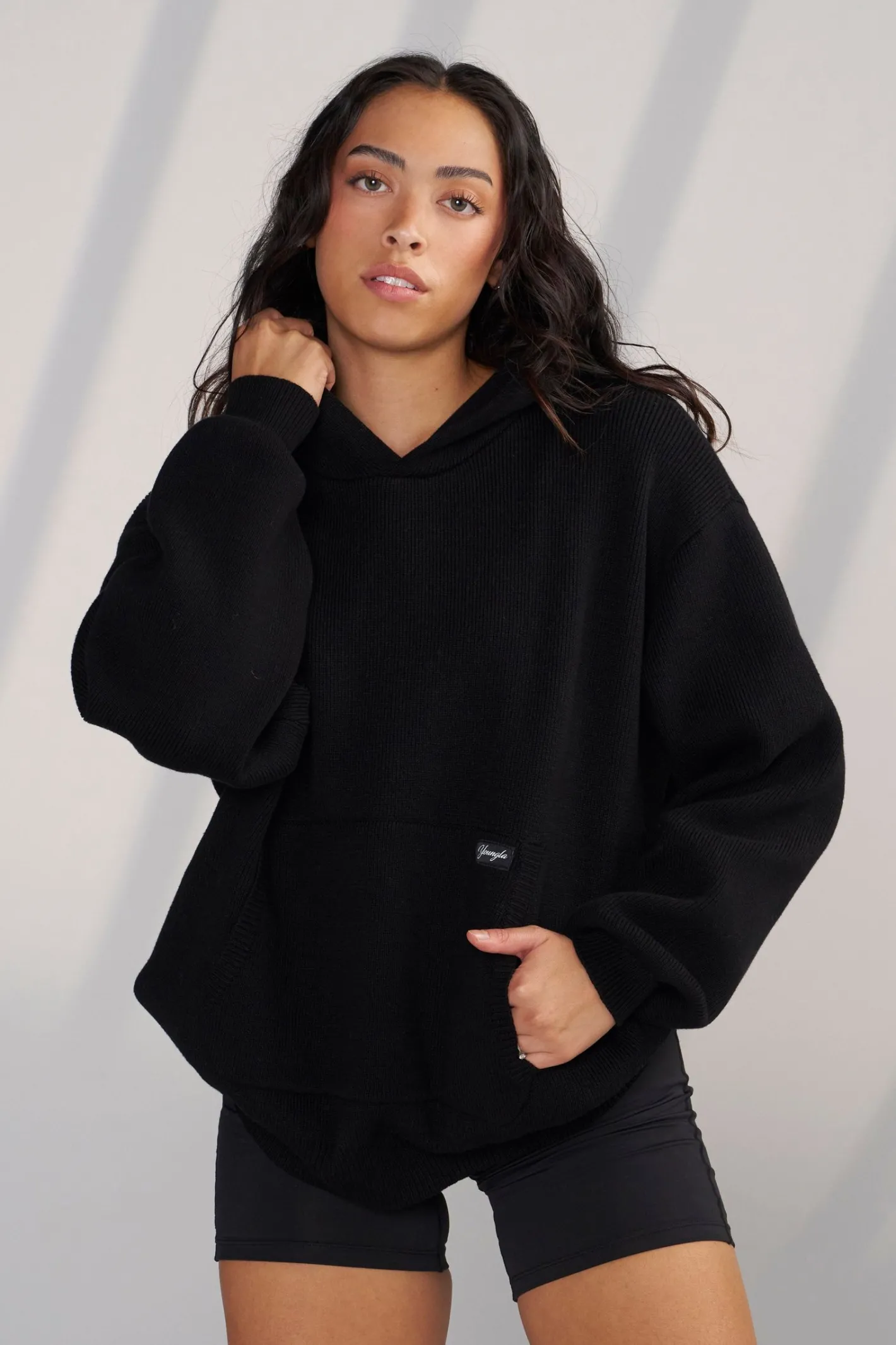 Youngla W514-Bella Sweater Hoodie<Women Outerwear