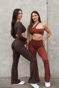 Youngla W227-Curve Flare Leggings<Women Leggings