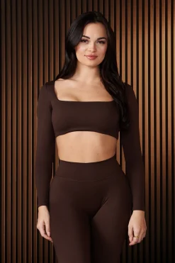 Youngla W336-Curve Long Sleeve Sports Bra<Women Bras