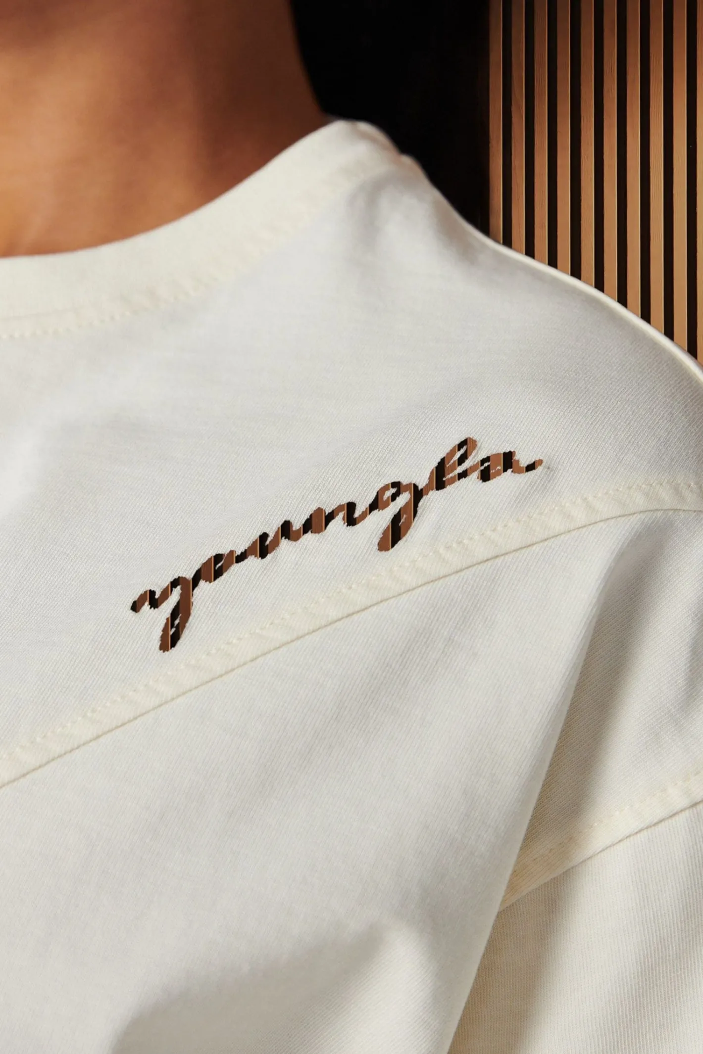 Youngla W431-Curve Oversize Tee<Women Tops