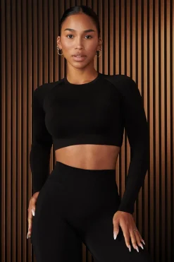 Youngla W430-Curve Seamless Long Sleeve<Women Tops