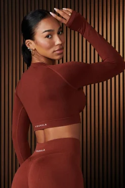 Youngla W430-Curve Seamless Long Sleeve<Women Tops