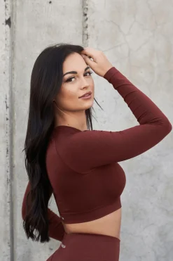 Youngla W430-Curve Seamless Long Sleeve<Women Tops
