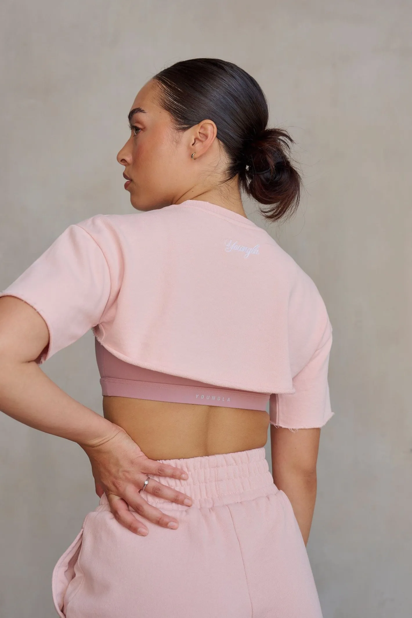 Youngla W410-Cut Out Tee<Women Tops